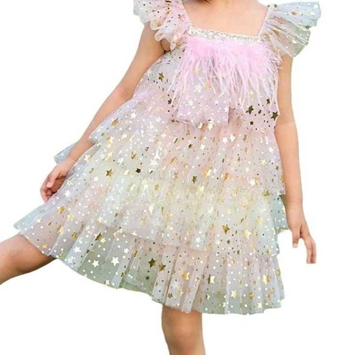 Galaxy dress for outlet kids