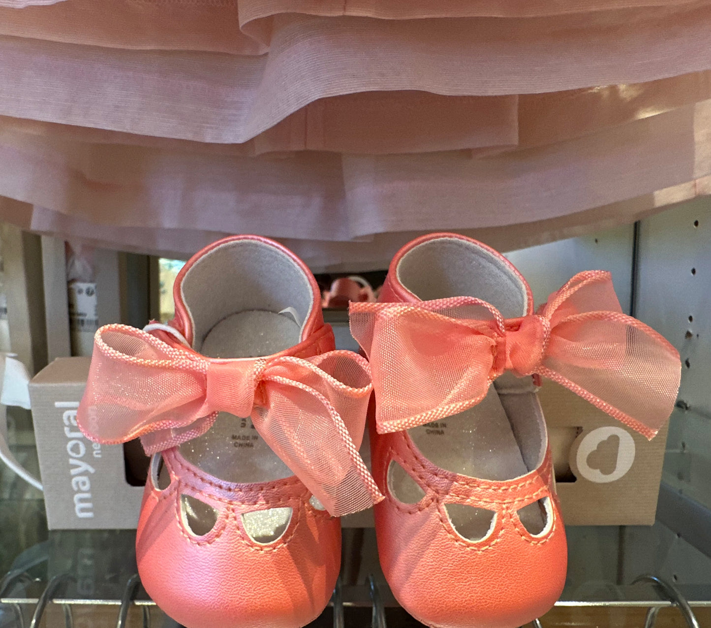 9900 Newborn Ceremony Mary Jane with Bow