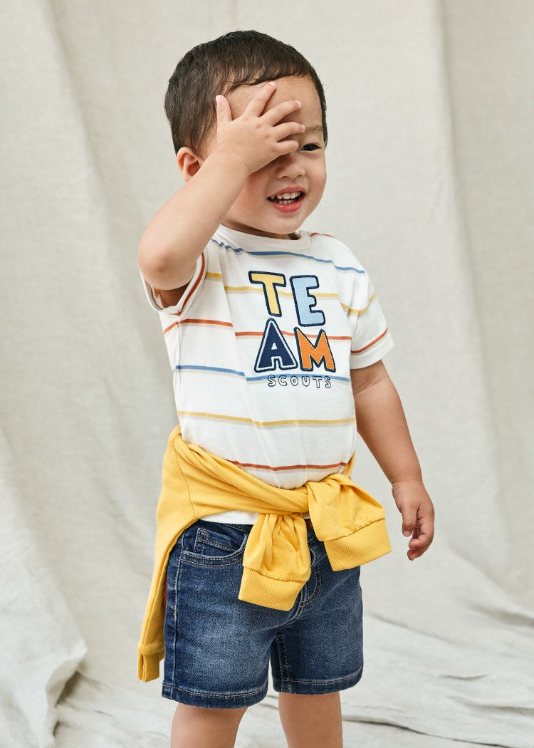 1241 Soft denim bermuda