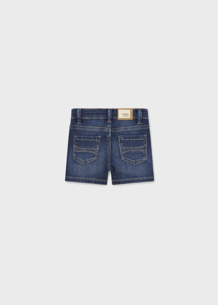 1241 Soft denim bermuda