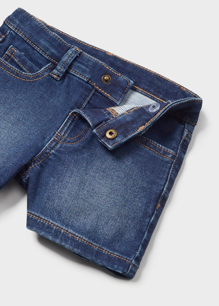 1241 Soft denim bermuda