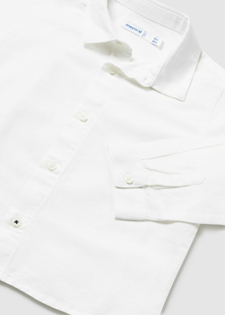 117 Basic linen l/s shirt