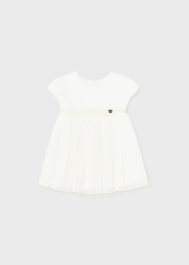 1904 PLEATED TULLE DRESS