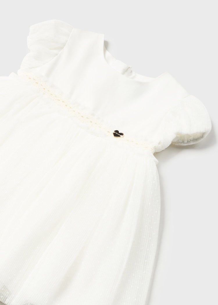 1904 PLEATED TULLE DRESS