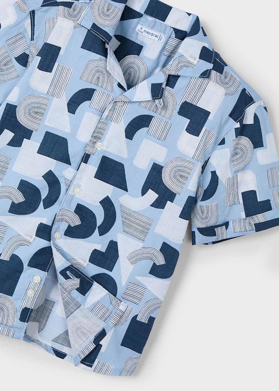 3114 Boy Casual Printed Shirt
