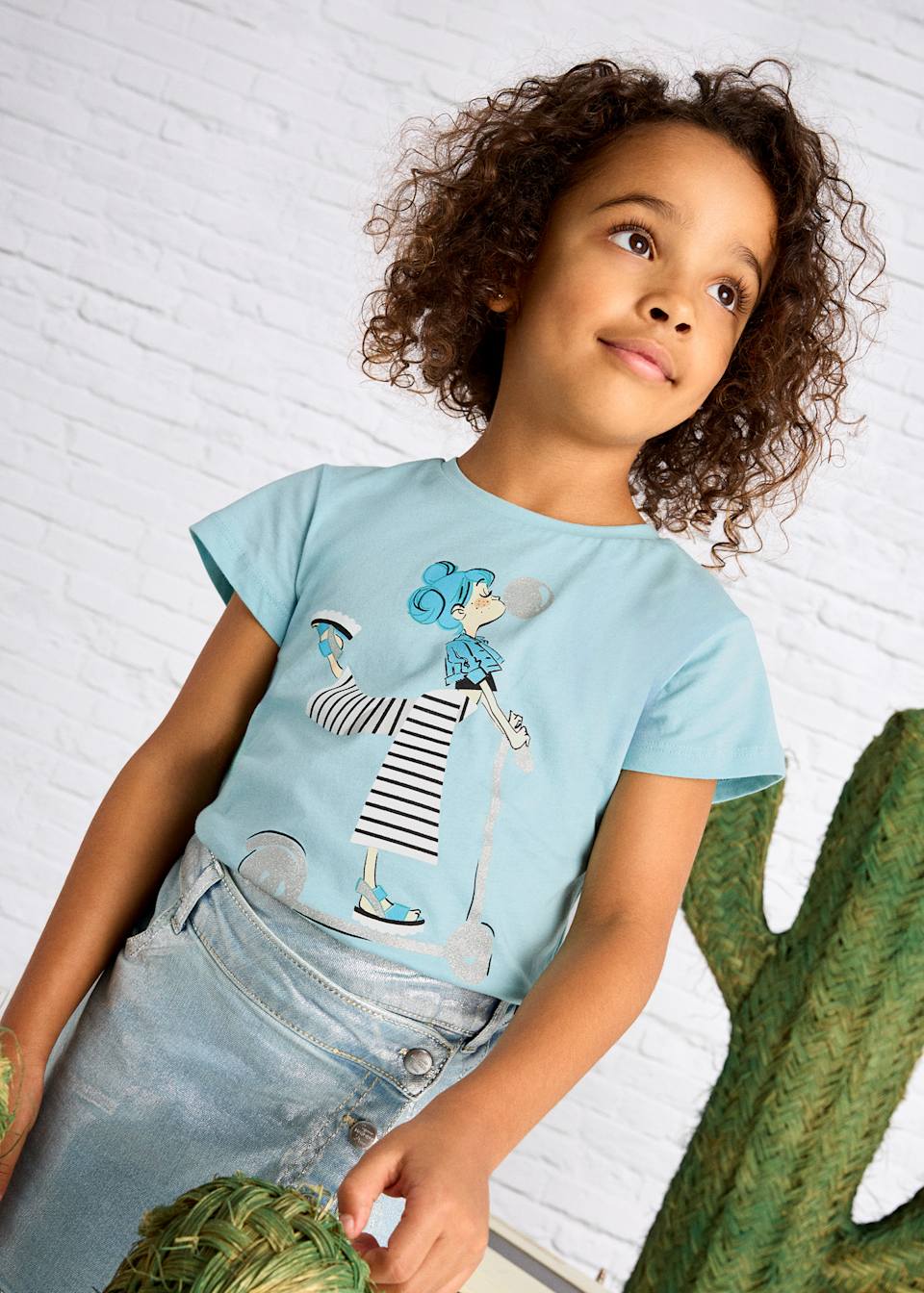3014 Girl Printed T-Shirt