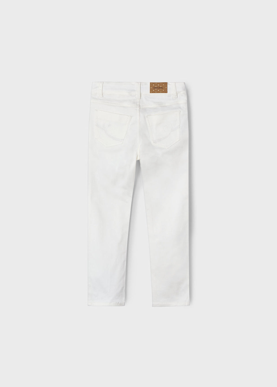 3553 Girl Satin Skinny Pants