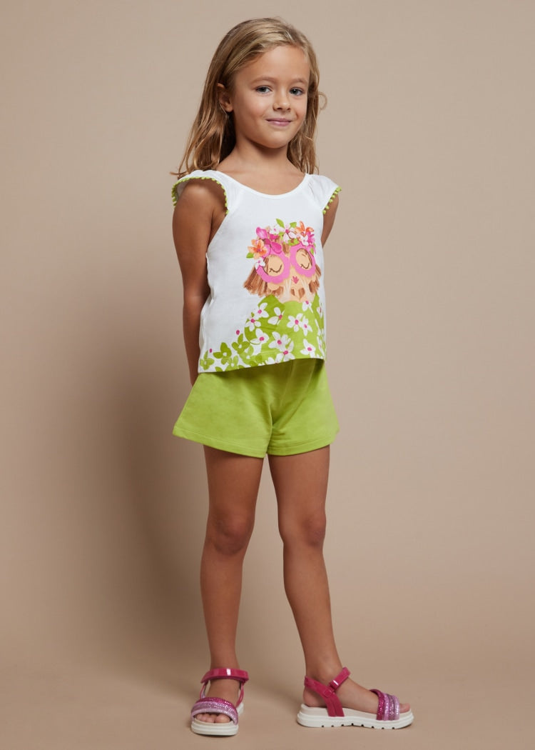 3261 SHORTS SET KIWI