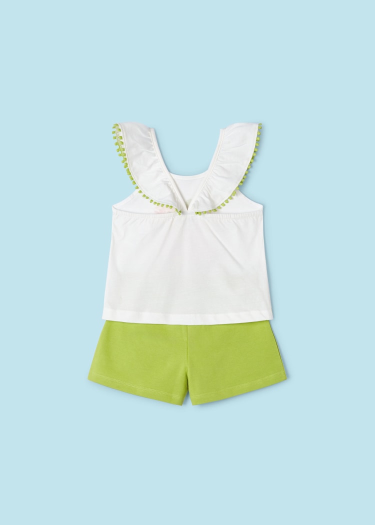 3261 SHORTS SET KIWI