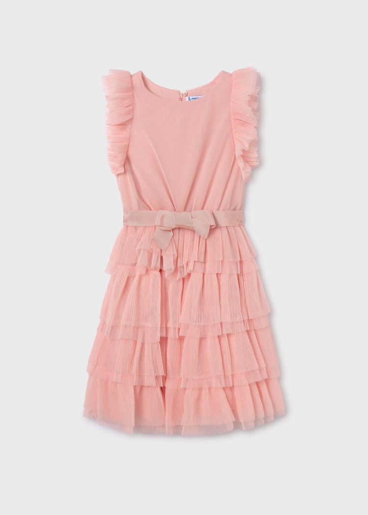 6943 TULIP ROSE TULLE DRESS