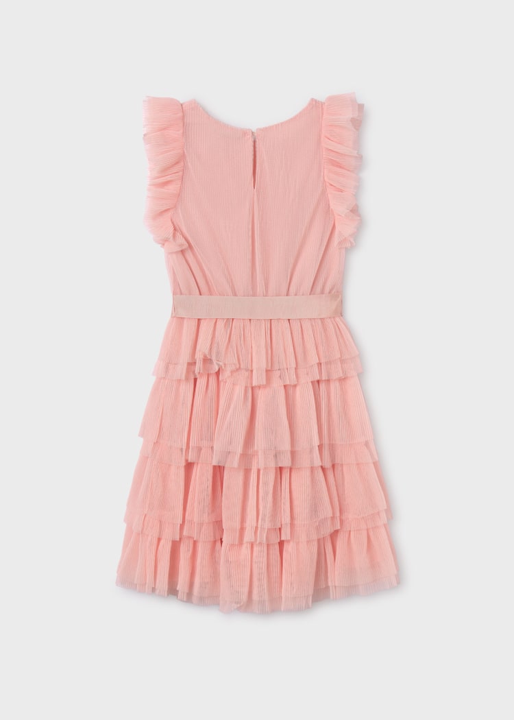 6943 TULIP ROSE TULLE DRESS
