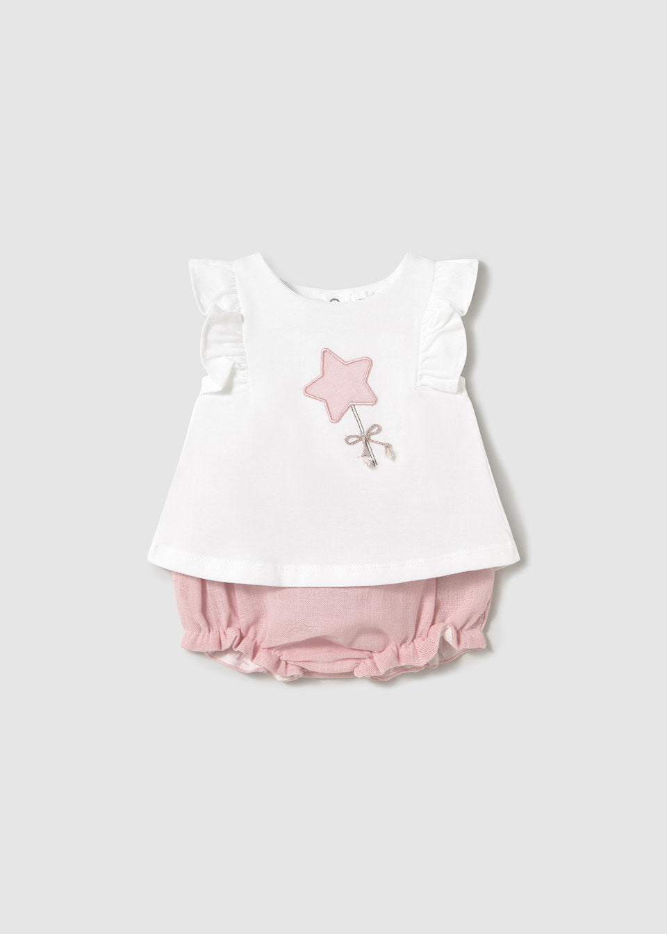 1255 Newborn Bloomers and T-Shirt Set