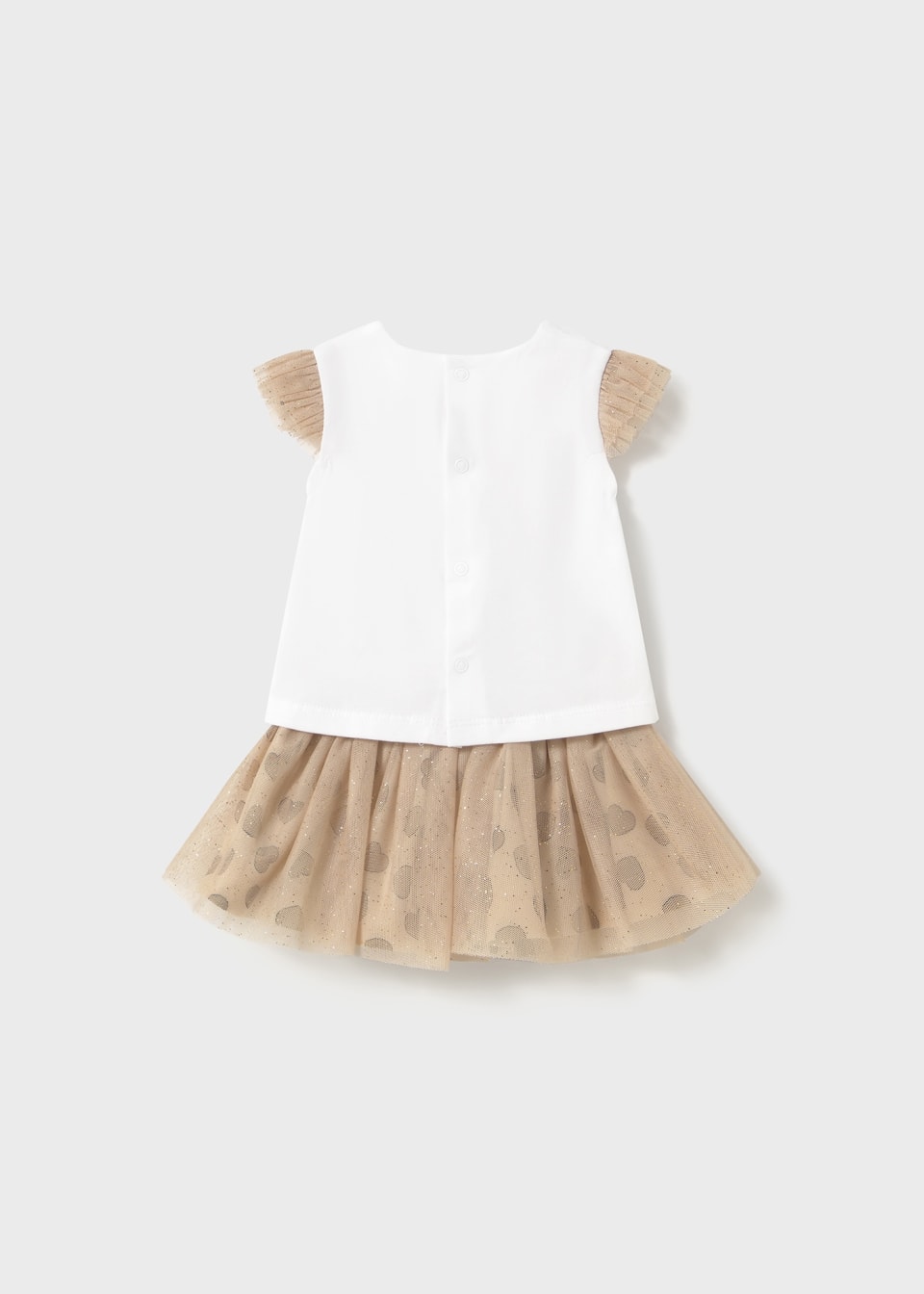 1874 Newborn Tulle Skirt and T-Shirt Set