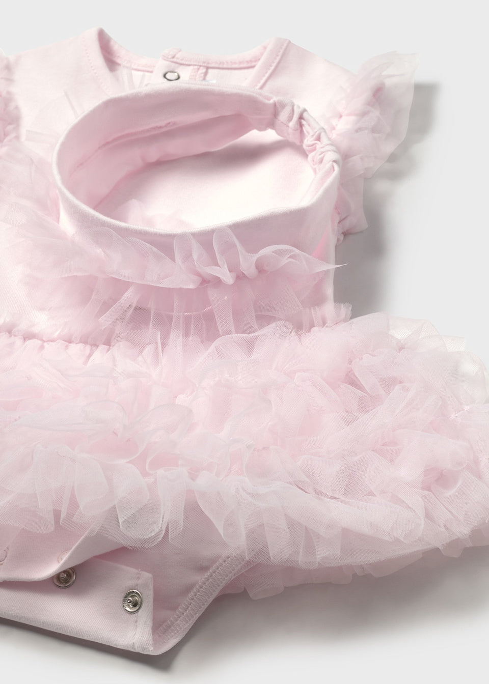 1756 Newborn Tutu Bodysuit with Headband