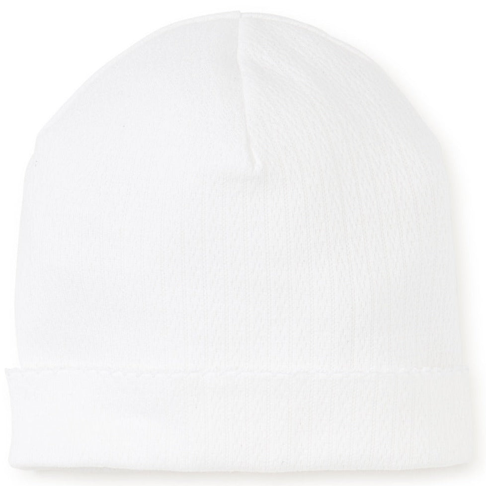 WHITE POINTELLE HAT