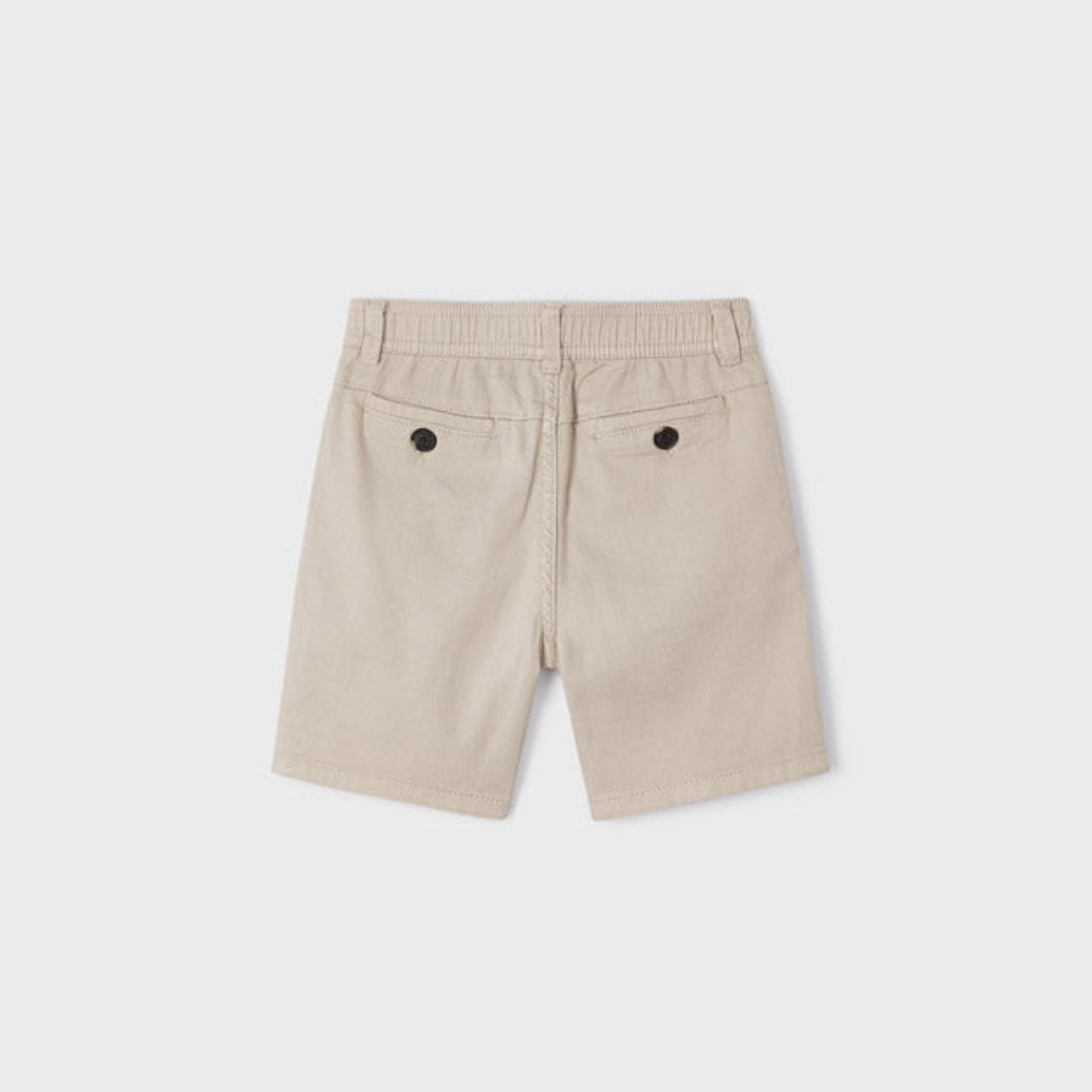 BEIGE STRUCTURED SHORTS BOY
