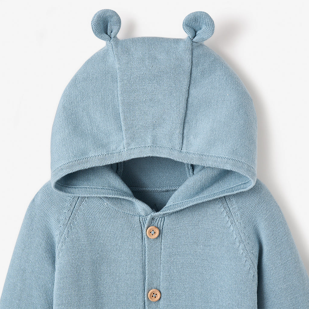 HOODIE KNIT JUMPSUIT