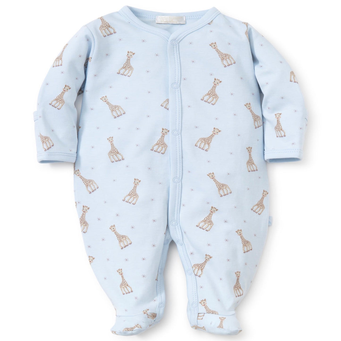 BLUE SOPHIE LA GIRAFE PRINT FOOTIE