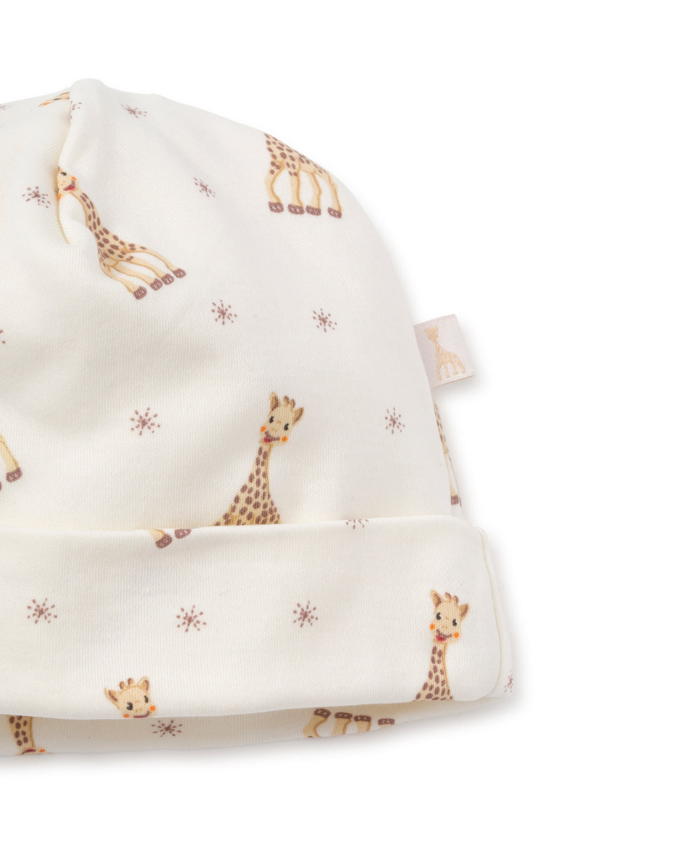 ECRU SOPHIE LA GIRAFE PRINT HAT