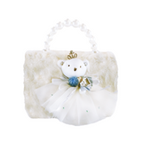 PRINCESS BEAR PURSE- BEIGE