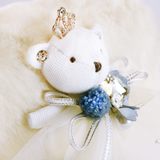 PRINCESS BEAR PURSE- BEIGE