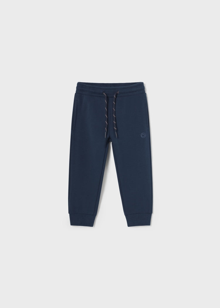 711 Basic cuffed fleece trousers Blue