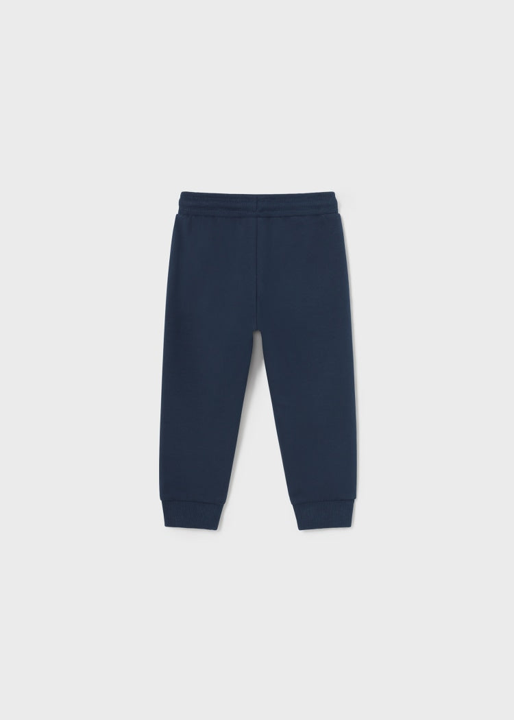 711 Basic cuffed fleece trousers Blue