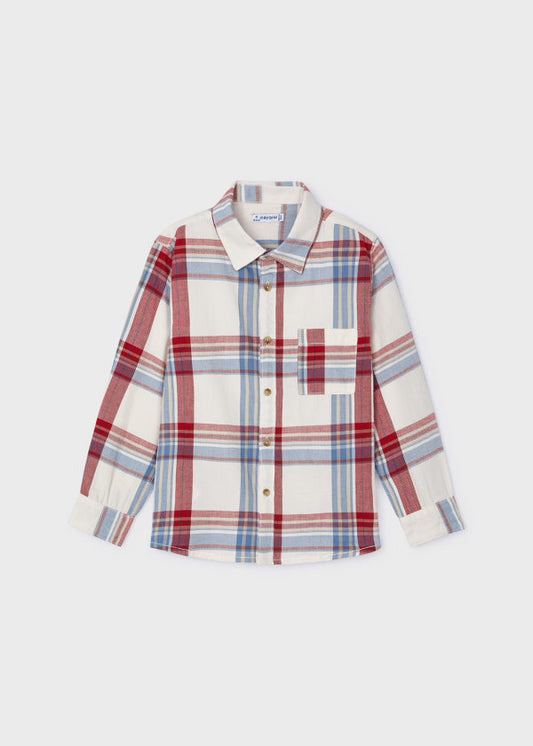 4114 Boy Plaid Shirt
