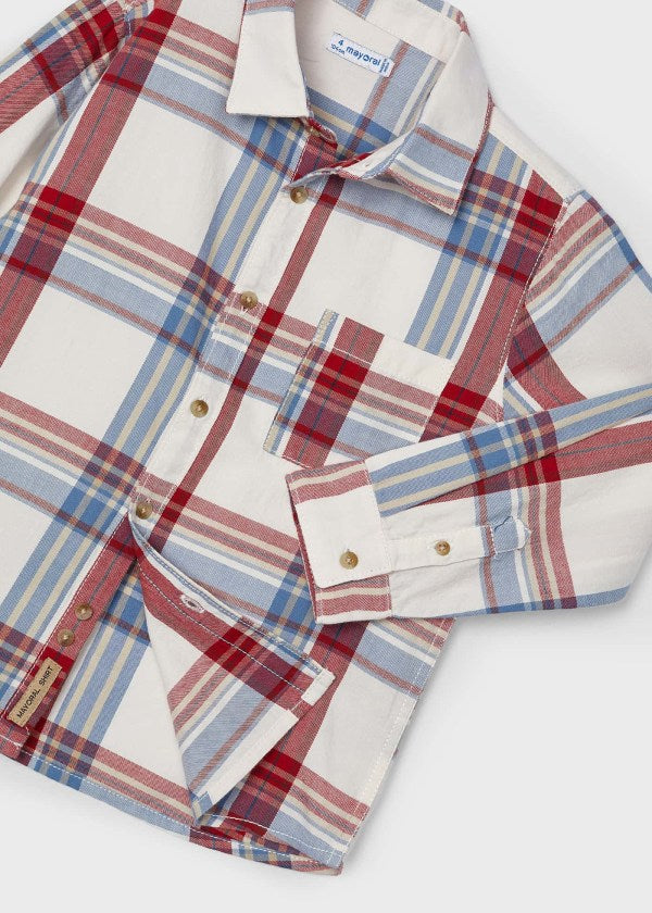 4114 Boy Plaid Shirt
