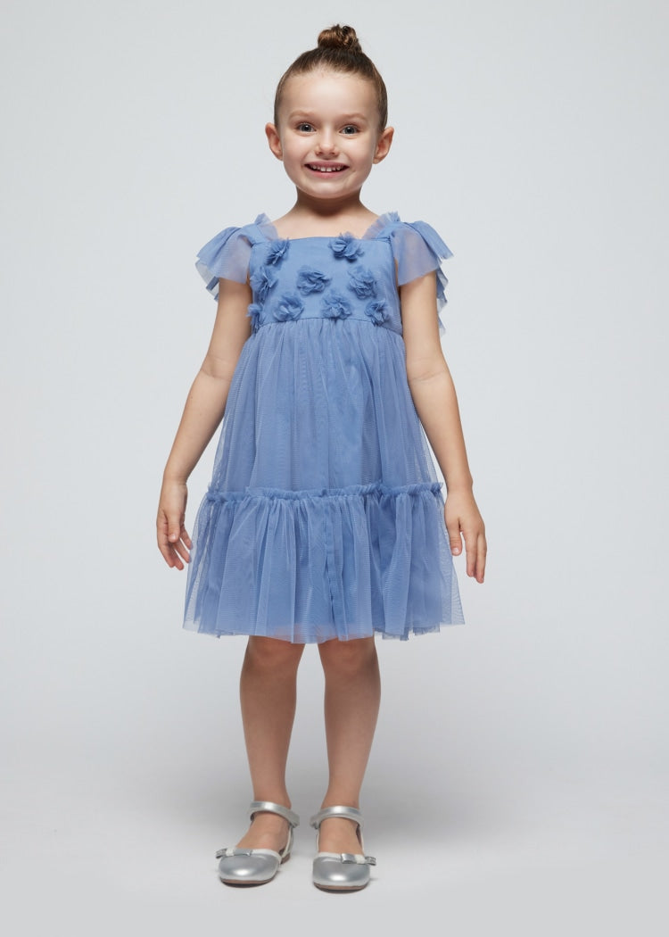 3929 TULLE DRESS SKY