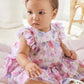 1818 Newborn printed tulle dress