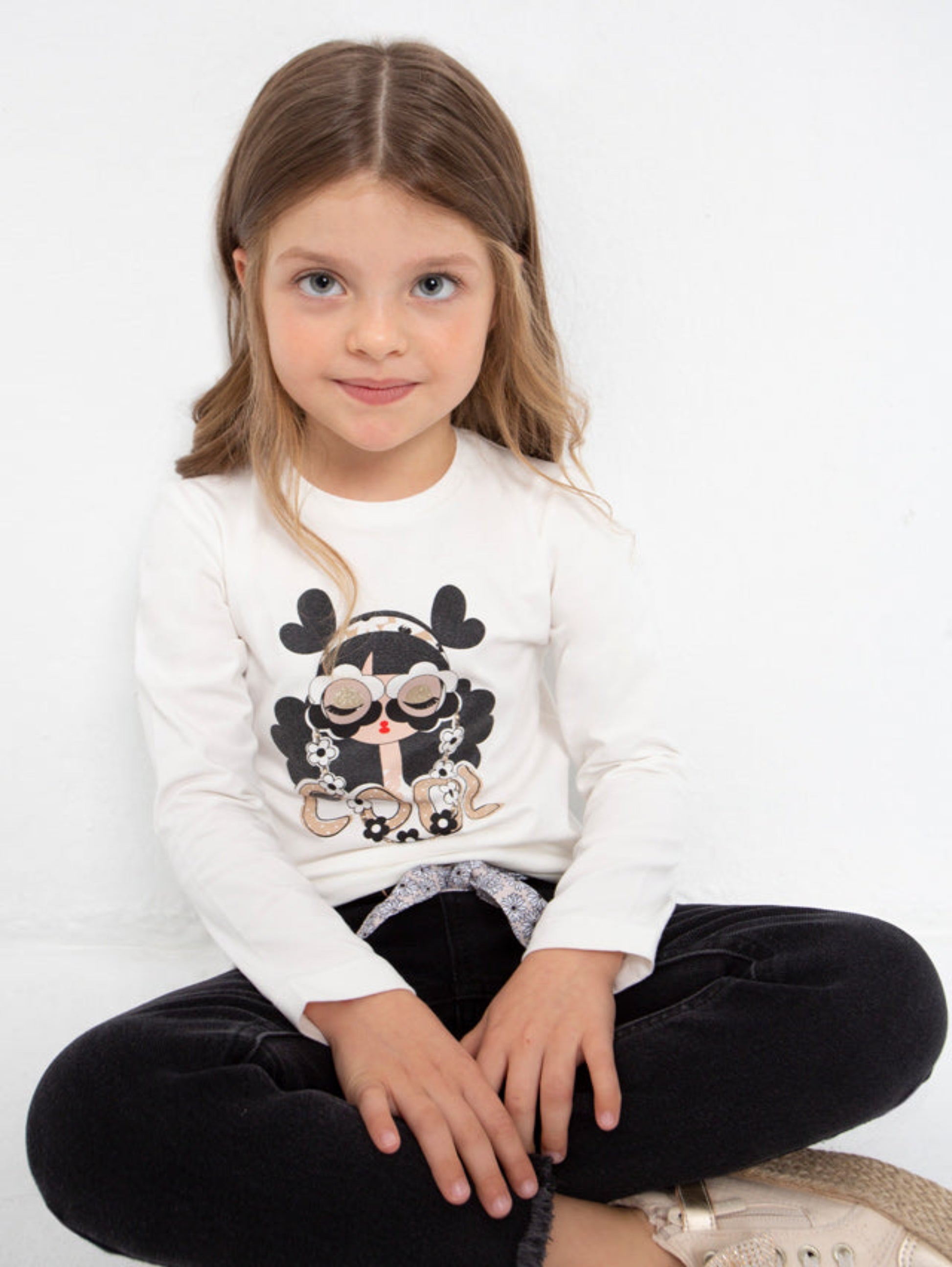 NATURAL GIRL LONG SLEEVE T-SHIRT