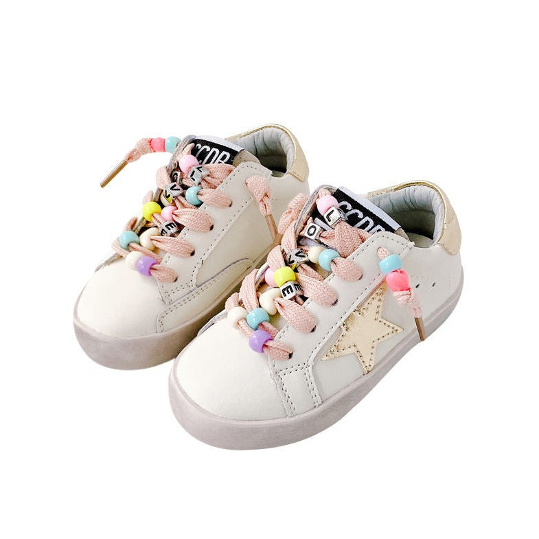 CLASSICAL STAR GIRLS SNEAKERS WITH BIDS