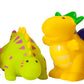 DINOSAUR PARTY SQUIRTIE BABY BATH TOYS