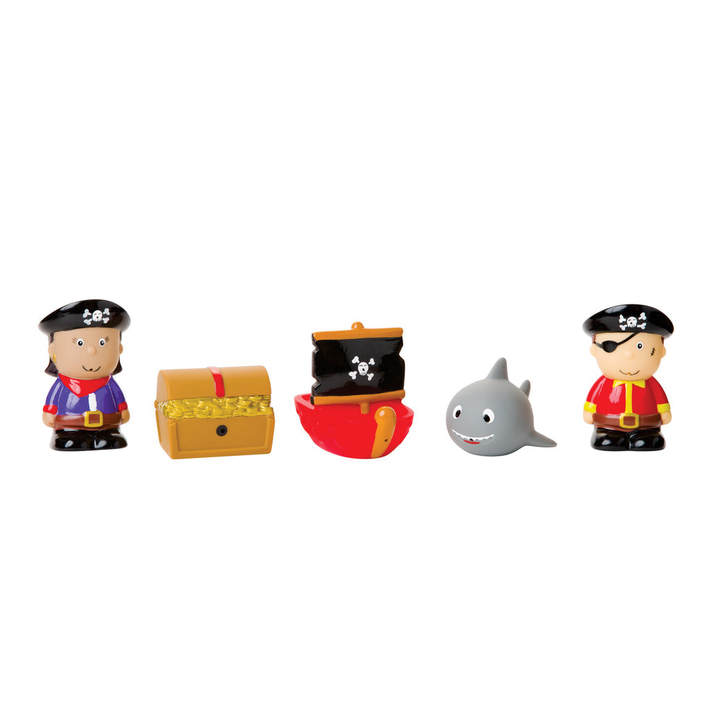 PIRATE PARTY SQUIRTIE BABY BATH TOYS
